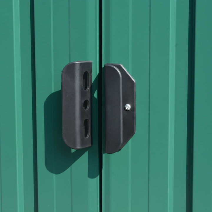 vidaXL Garden Shed 257x298x178 cm Metal Green