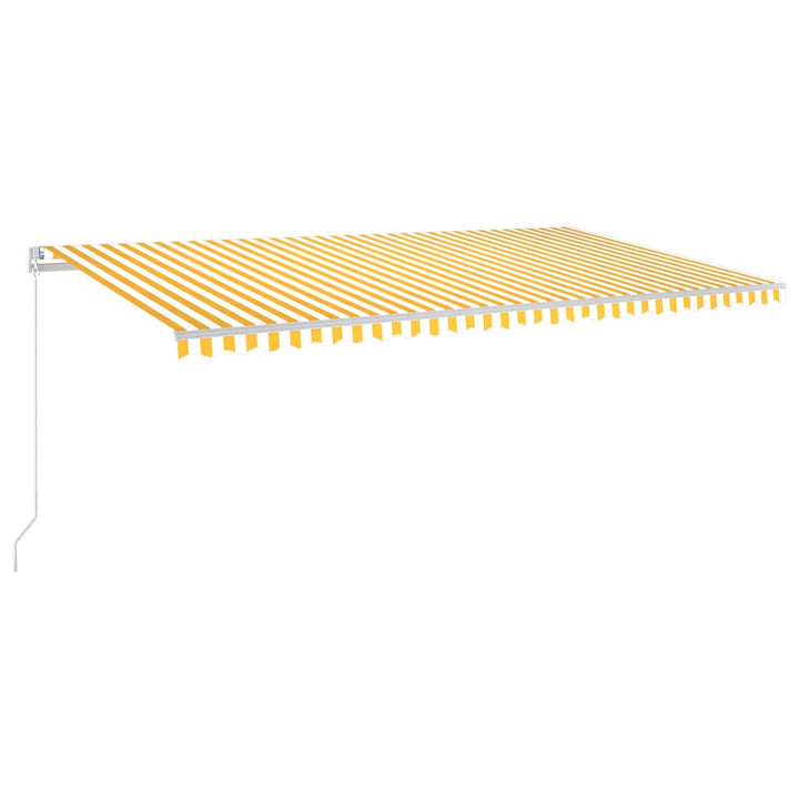 vidaXL Manual Retractable Awning with LED Burgundy 300x250 cm