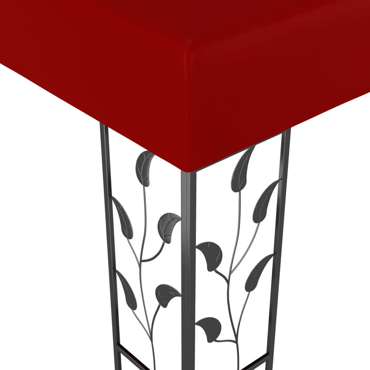 vidaXL Gazebo with LED String Lights 3x3 m Anthracite