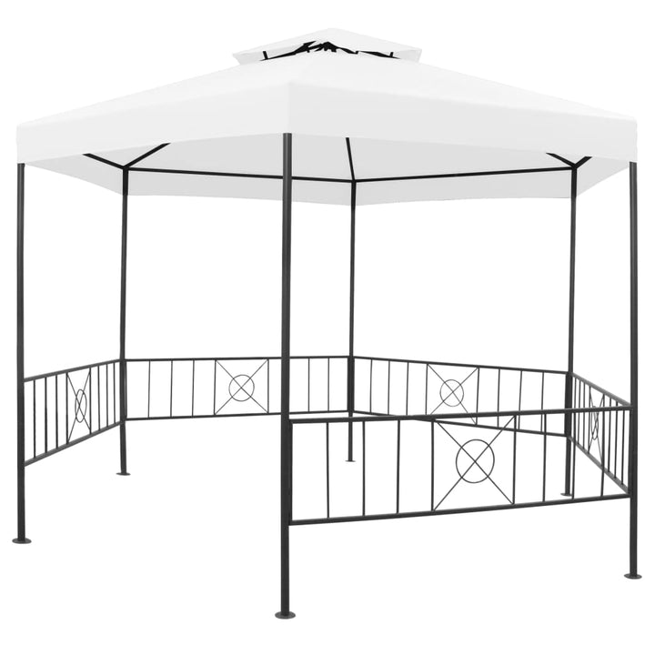 vidaXL Garden Gazebo 323x275x265 cm Anthracite