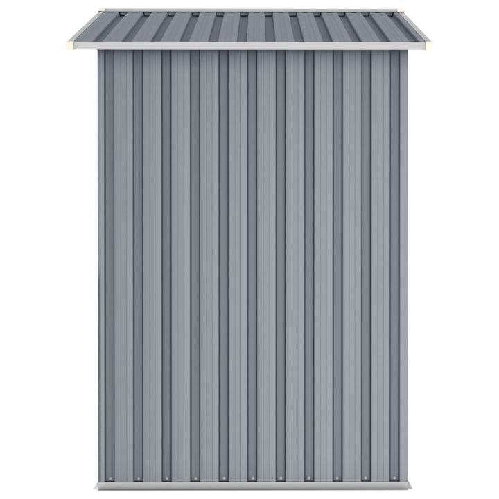 vidaXL Garden Shed Green 205x129x183 cm Galvanised Steel