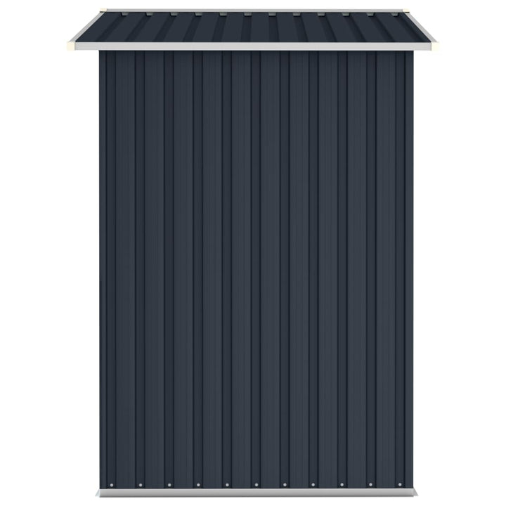 vidaXL Garden Shed Green 205x129x183 cm Galvanised Steel
