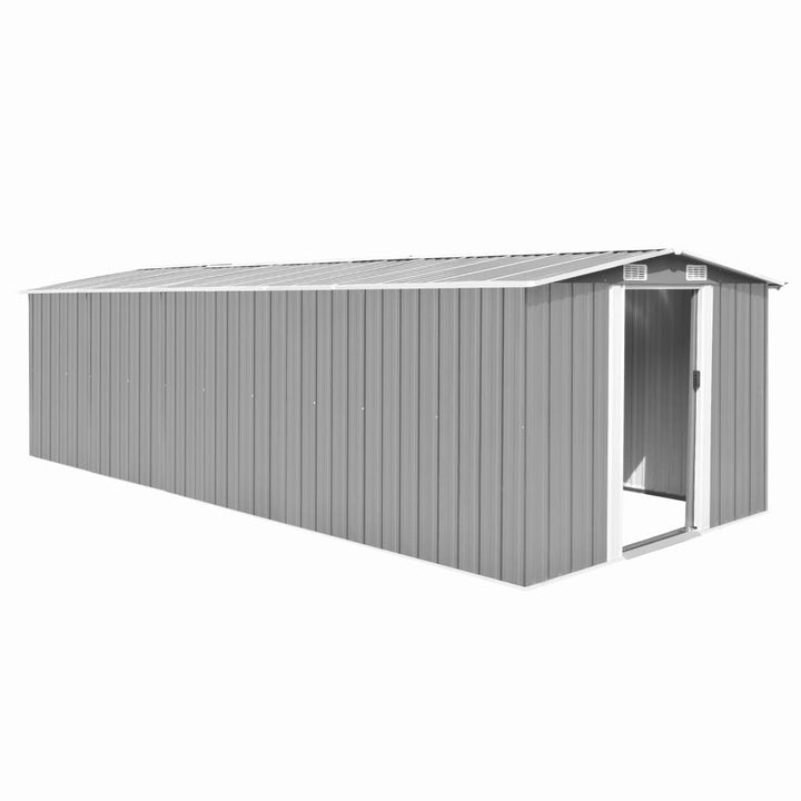 vidaXL Garden Shed 257x298x178 cm Metal Green