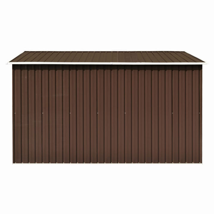 vidaXL Garden Shed 257x298x178 cm Metal Green