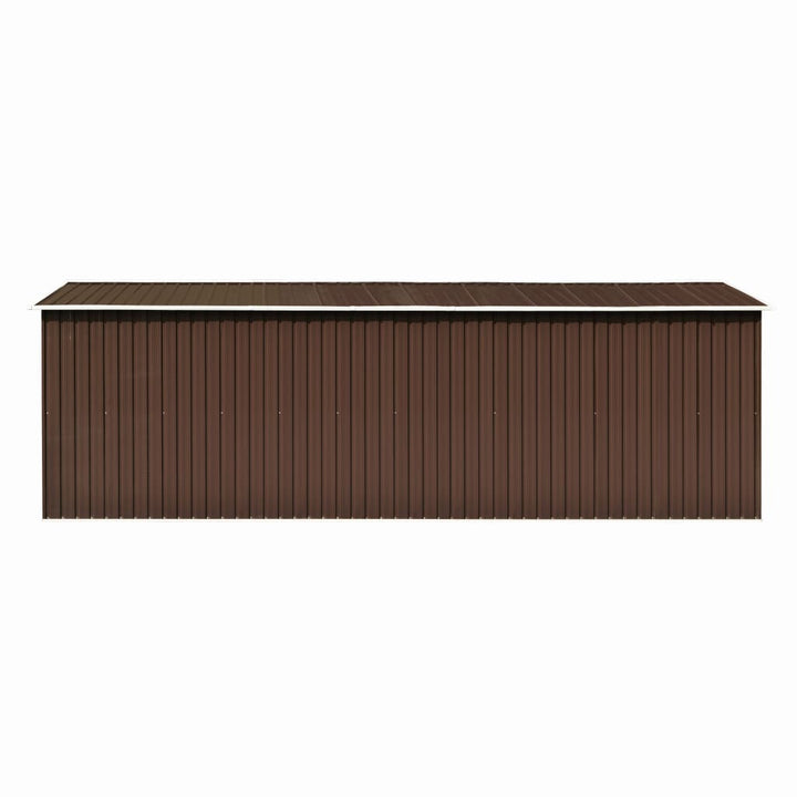vidaXL Garden Shed 257x298x178 cm Metal Green