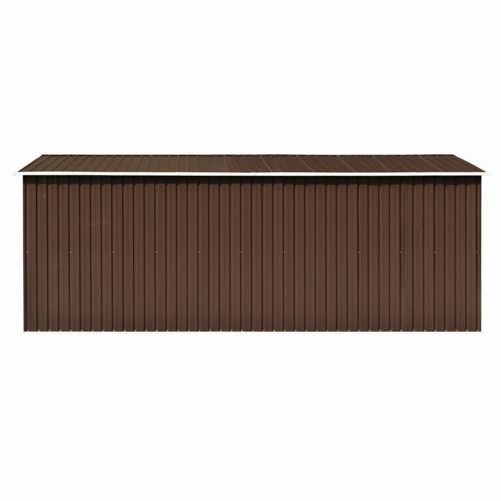 vidaXL Garden Shed 257x298x178 cm Metal Green