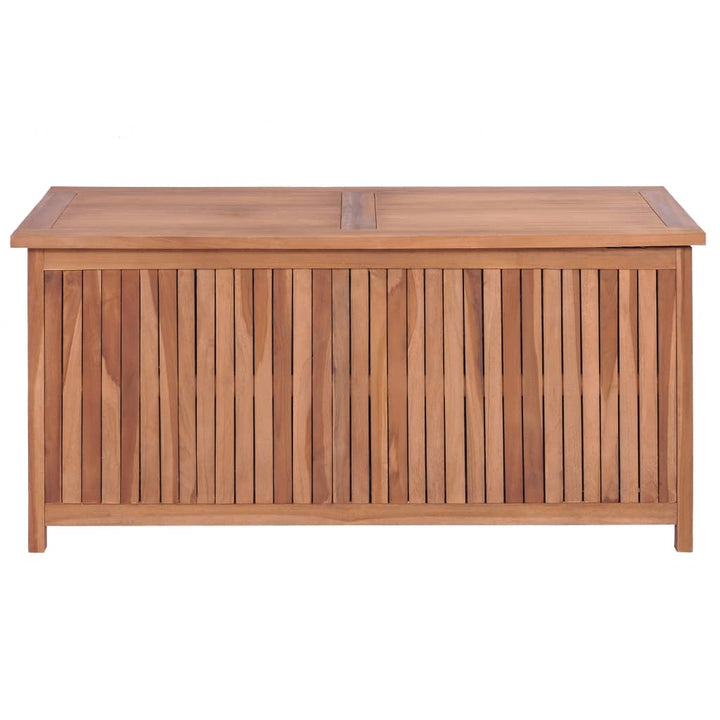 vidaXL Garden Storage Box 120x50x58 cm Solid Teak Wood