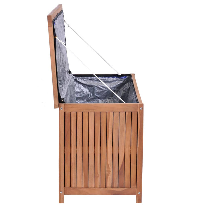 vidaXL Garden Storage Box 120x50x58 cm Solid Teak Wood