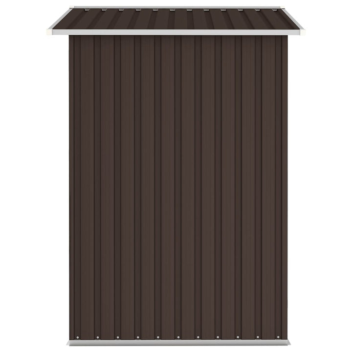 vidaXL Garden Shed Green 205x129x183 cm Galvanised Steel