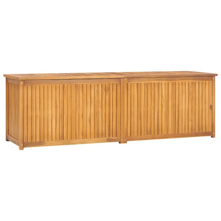 vidaXL Garden Storage Box 120x50x58 cm Solid Teak Wood