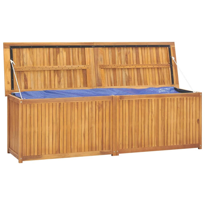 vidaXL Garden Storage Box 120x50x58 cm Solid Teak Wood