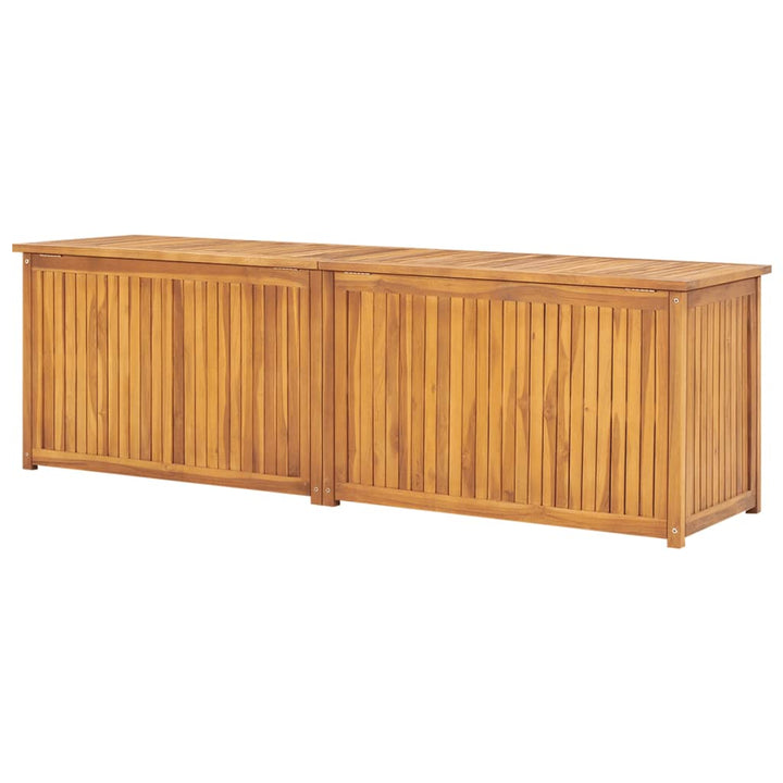 vidaXL Garden Storage Box 120x50x58 cm Solid Teak Wood