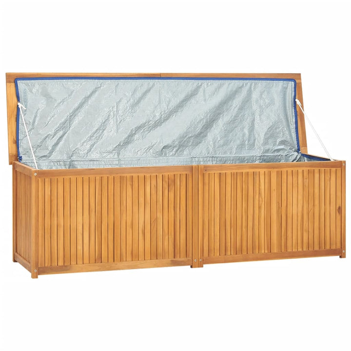 vidaXL Garden Storage Box 120x50x58 cm Solid Teak Wood