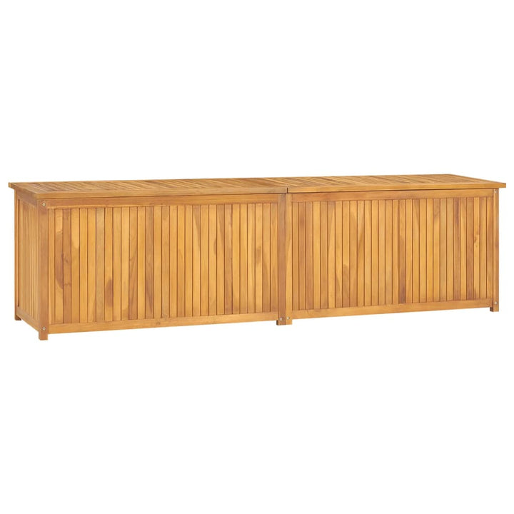 vidaXL Garden Storage Box 120x50x58 cm Solid Teak Wood