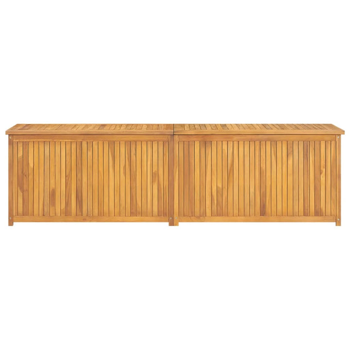 vidaXL Garden Storage Box 120x50x58 cm Solid Teak Wood