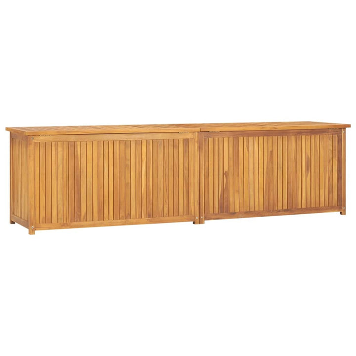 vidaXL Garden Storage Box 120x50x58 cm Solid Teak Wood
