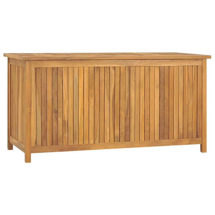 vidaXL Garden Storage Box 120x50x58 cm Solid Teak Wood