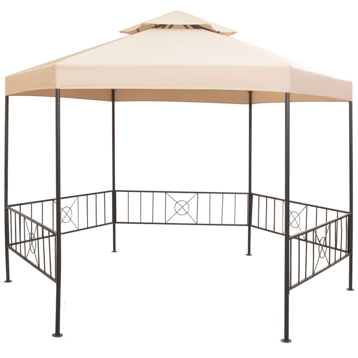 vidaXL Garden Gazebo 323x275x265 cm Anthracite