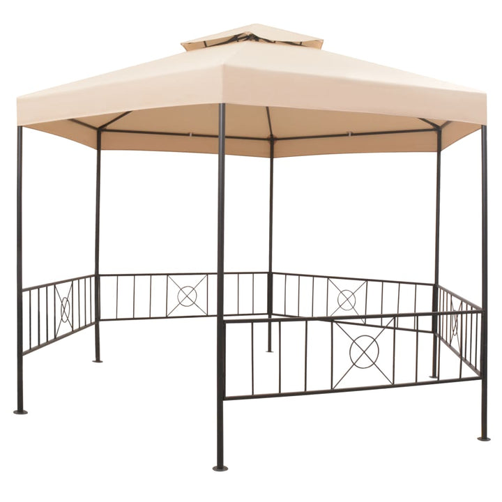 vidaXL Garden Gazebo 323x275x265 cm Anthracite