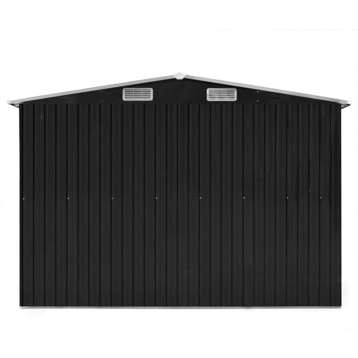 vidaXL Garden Shed 257x298x178 cm Metal Green