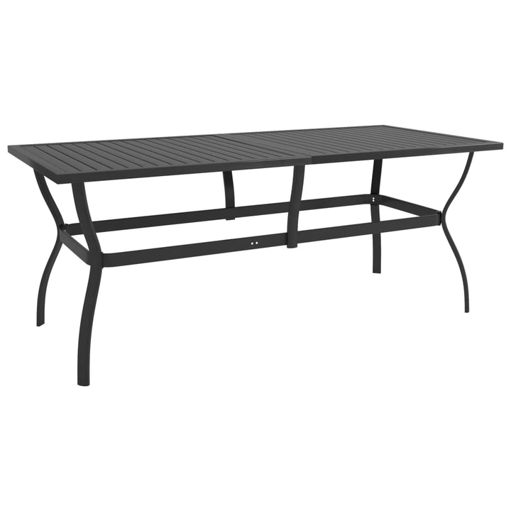 vidaXL 3 Piece Garden Dining Set Textilene and Steel