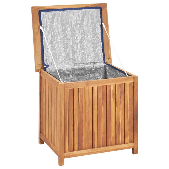 vidaXL Garden Storage Box 120x50x58 cm Solid Teak Wood
