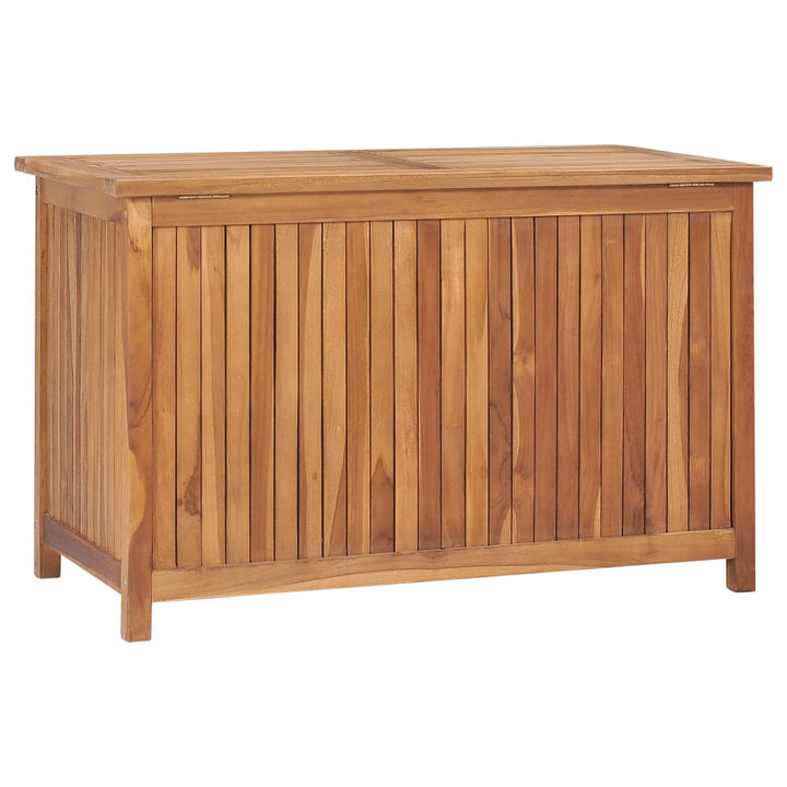 vidaXL Garden Storage Box 120x50x58 cm Solid Teak Wood
