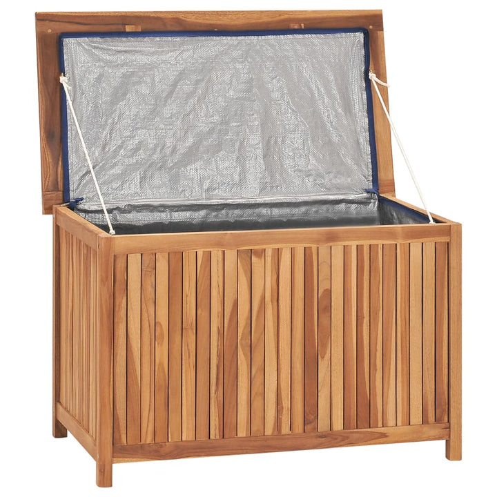 vidaXL Garden Storage Box 120x50x58 cm Solid Teak Wood
