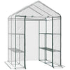 Steel Frame Greenhouse Steel Frame, 2 Shelves