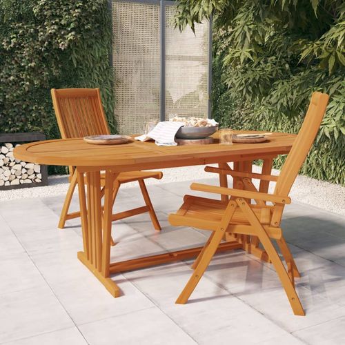 Garden Table 200x100x75 cm Solid Wood Eucalyptus