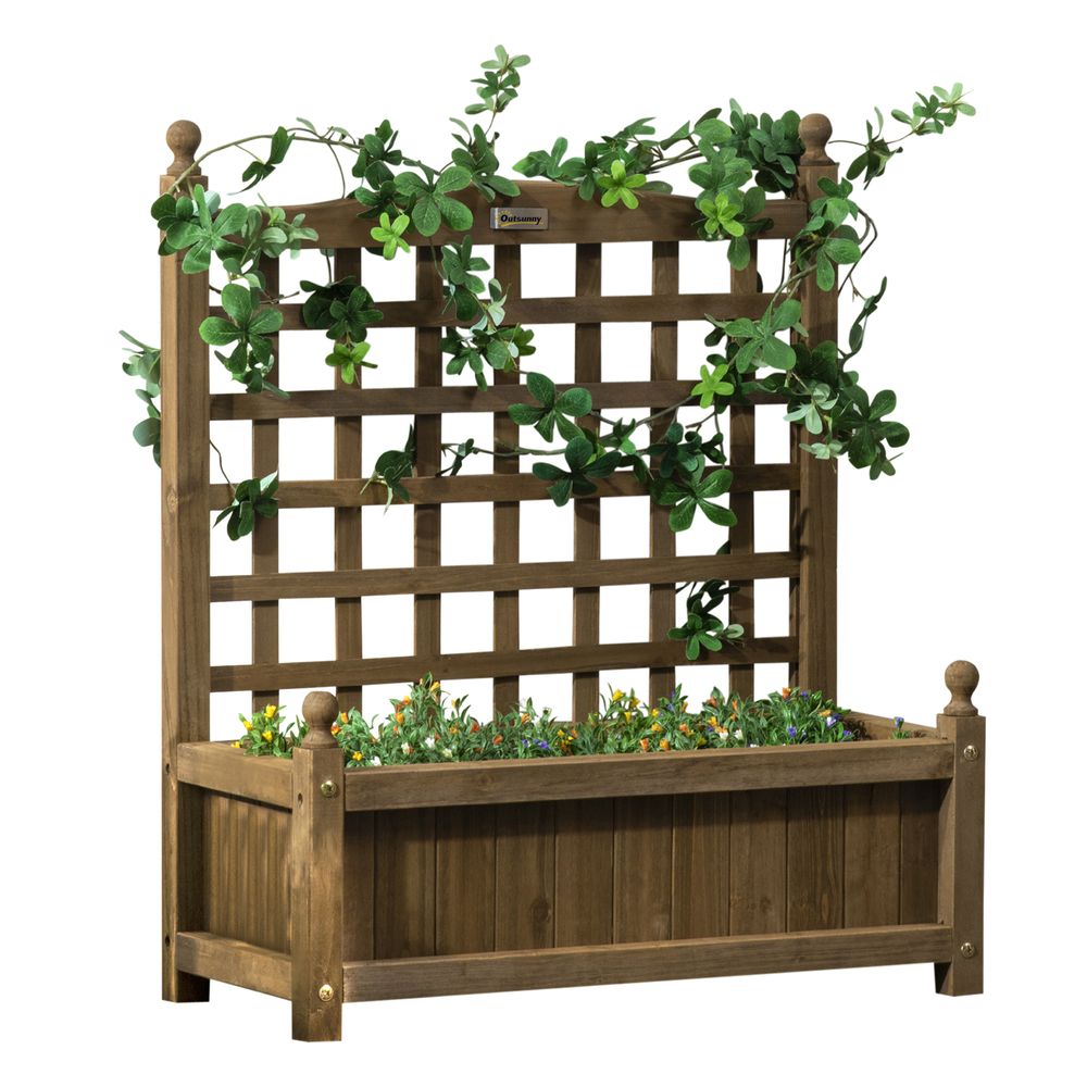 Garden Planters Trellis Climbing Vines Indoor Outdoor