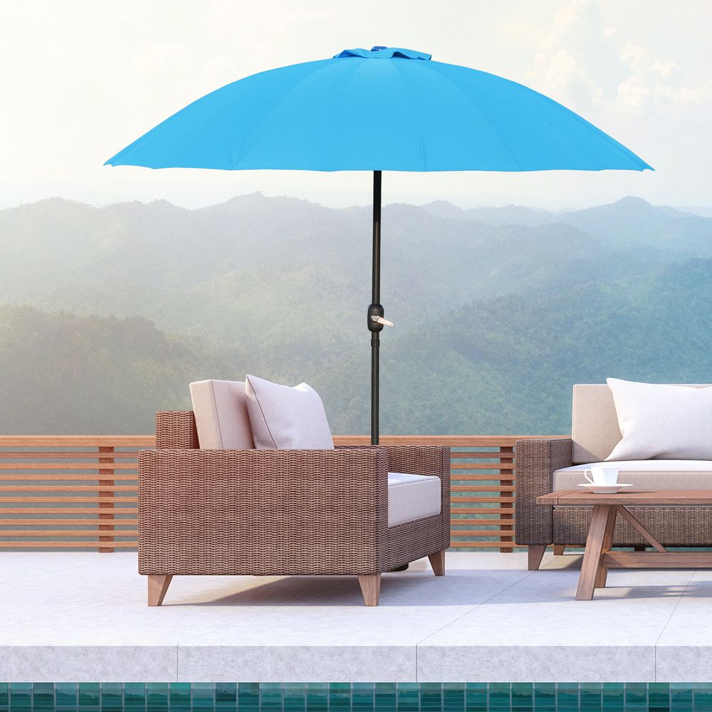 10% off on 255cm Patio Parasol Umbrella Market Table Parasol