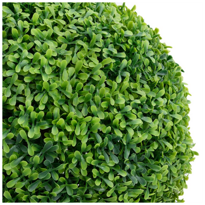 Artificial Boxwood Plant with Pot Ball Shaped Green 