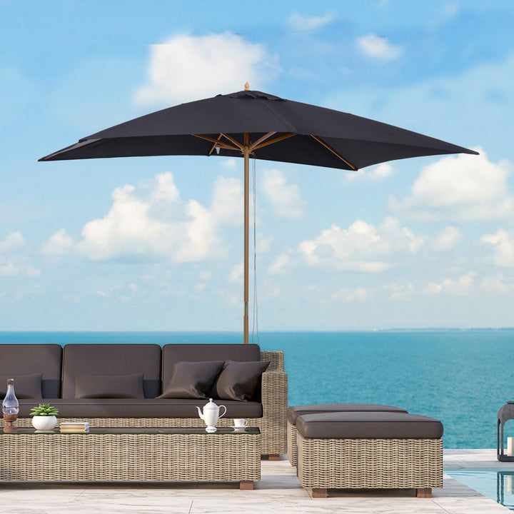 xm Wooden Patio Parasol Umbrella