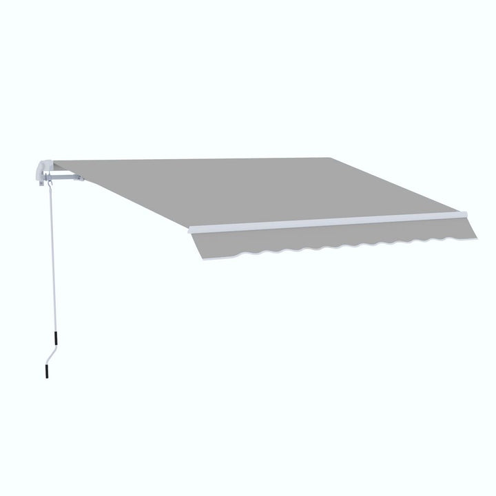 x.m Retractableanual Awning Window Door SunShade Canopy & Crank Handle