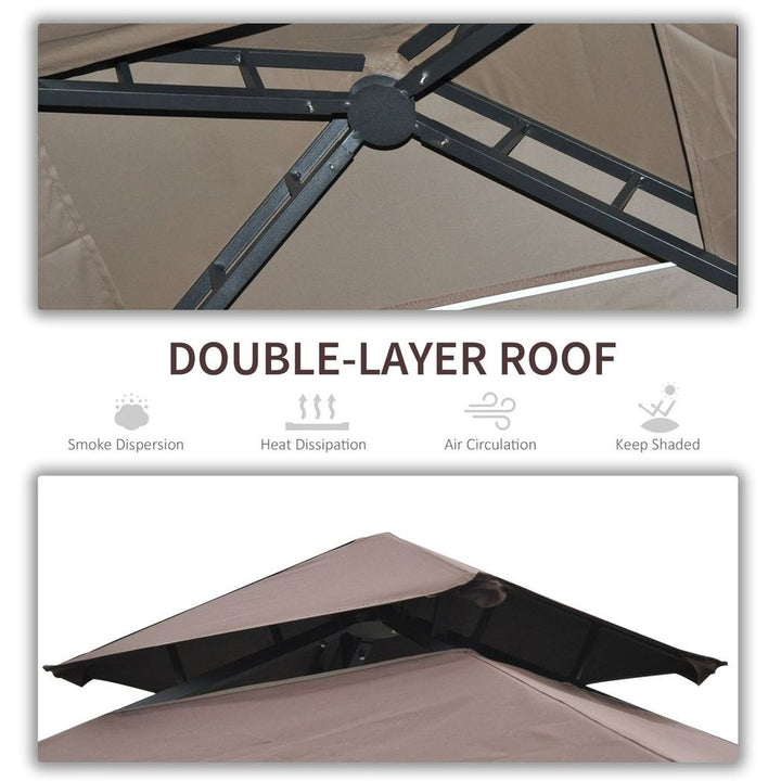 .x.m BBQ Tent Canopy Patio Outdoor Awning Gazebo Party Sun Shelter