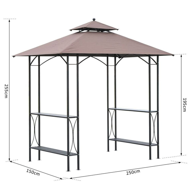 .x.m BBQ Tent Canopy Patio Outdoor Awning Gazebo Party Sun Shelter