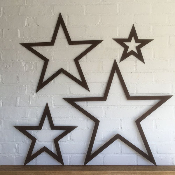  rusty Stars Sign setetal Rustic Decoration Garden Feature Vintage Barn