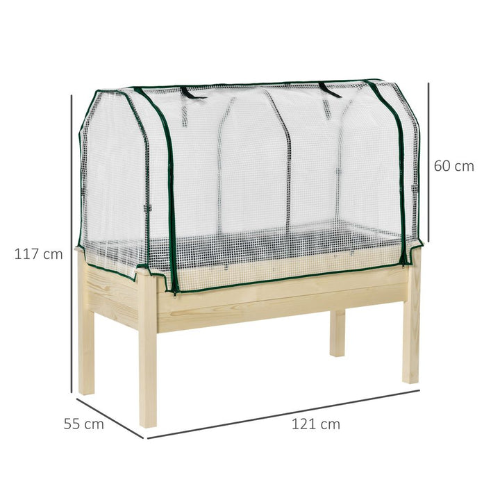 Raised Garden Bed Greenhouse Cover Planter Box