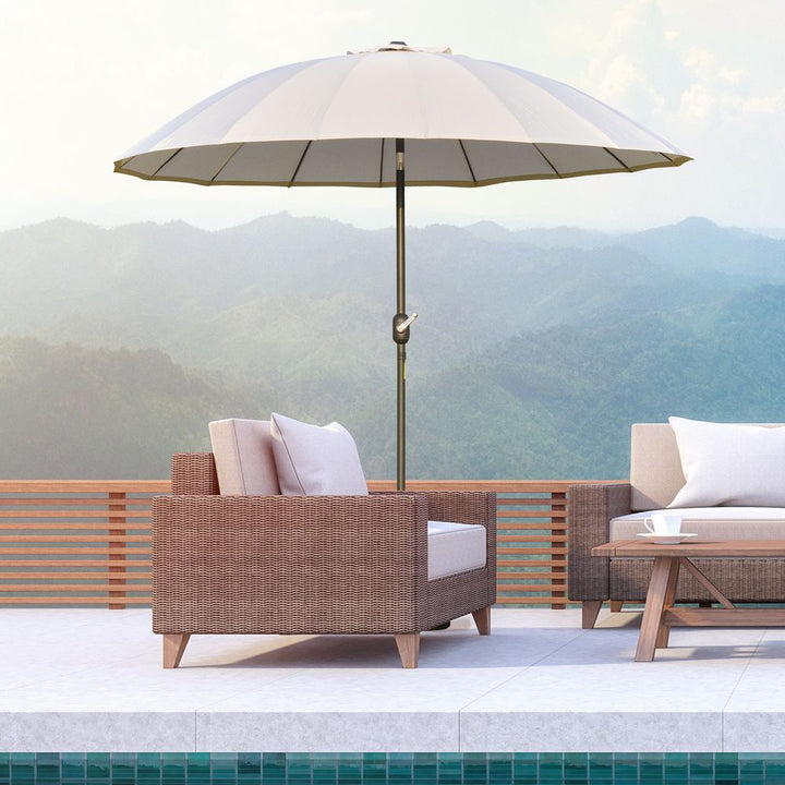  Patio Parasol Umbrellaarket Table Parasol Sturdy Ribs