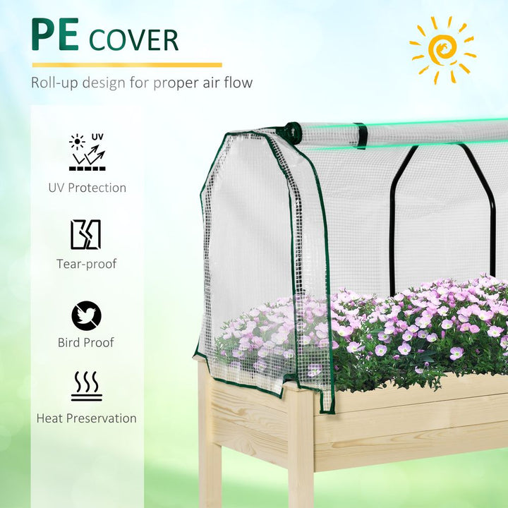 Raised Garden Bed Greenhouse Cover Planter Box