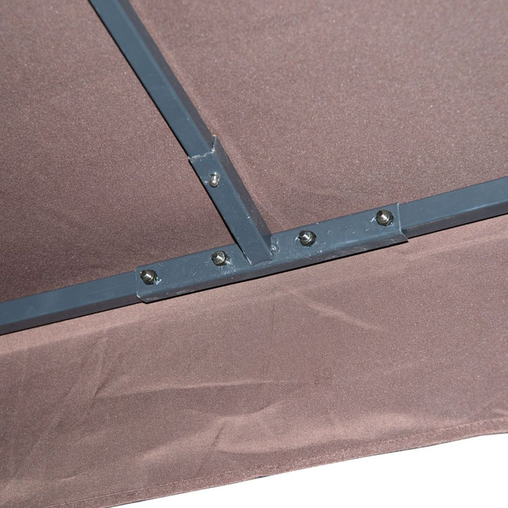 xm Gazeboarqueeetal Party Tent Canopy Pavillion Steel Frame