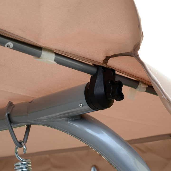 Garden Swing Chair, -Seater-Beige