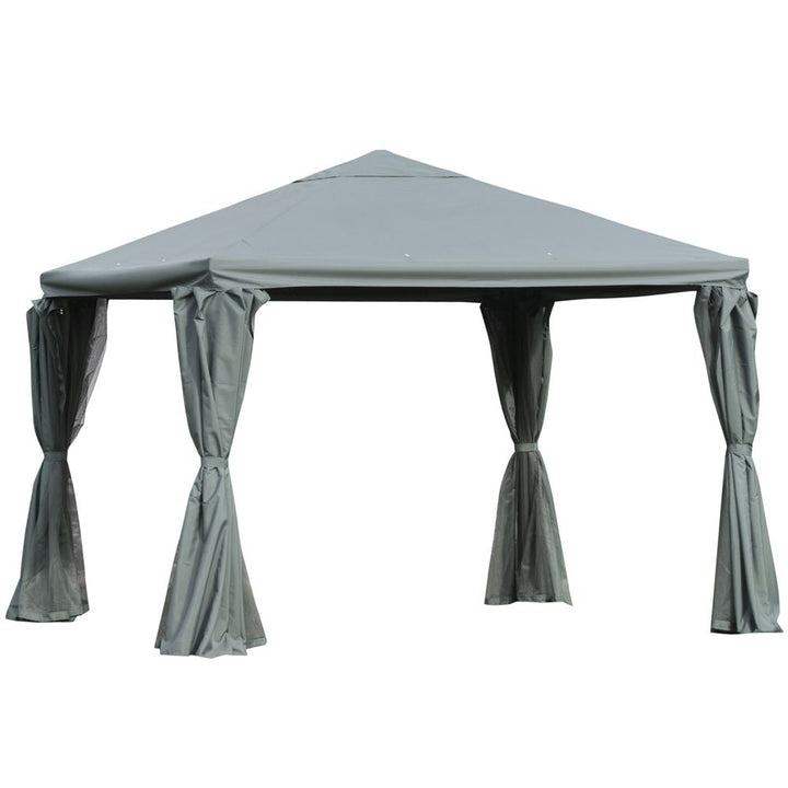 (m) Outdoor Gazebo Canopy Party Tent Aluminum Frame with Sidewalls