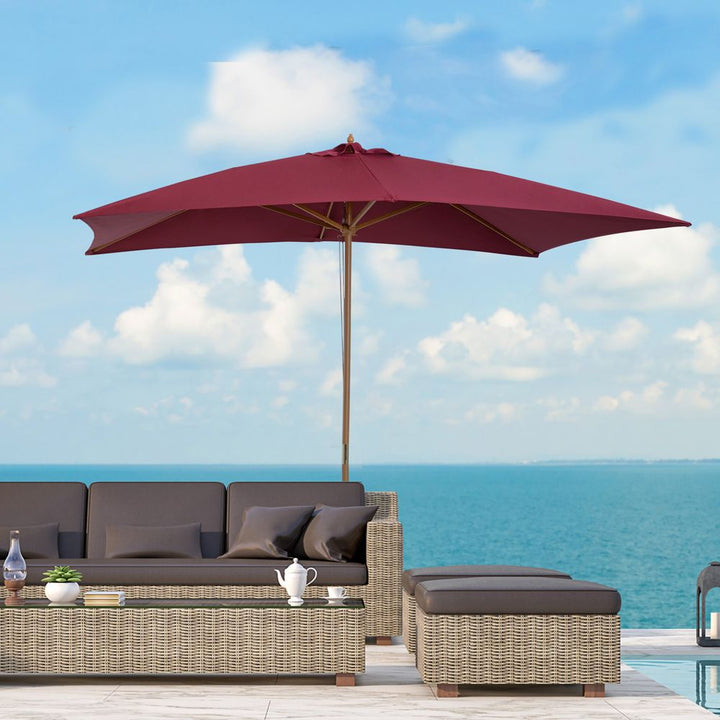 xm Wooden Patio Parasol Umbrella