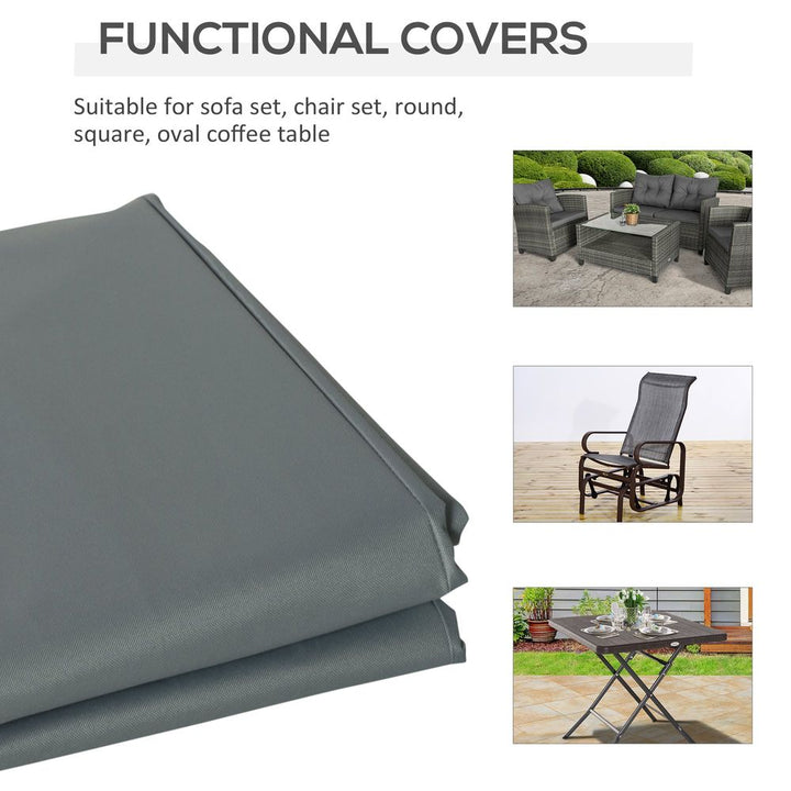 x Furniture Table Chair Sofa Set Cover Water UV Resistant Protection D