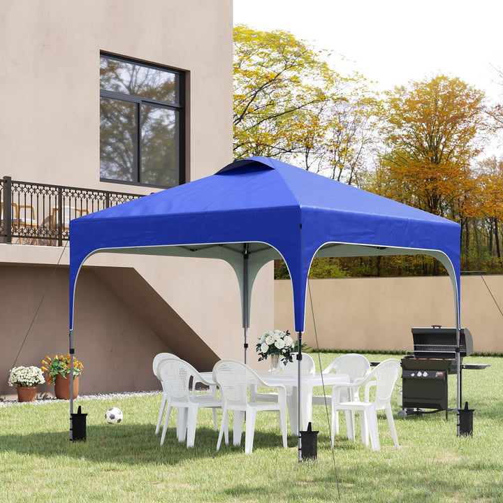 xM Pop Up Gazebo, Foldable Carry Bag Leg Weight Bags Blue