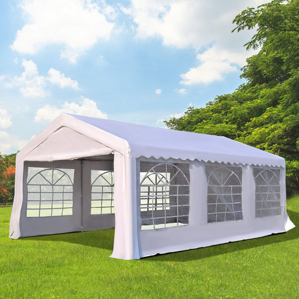 Gazeboarquee Party Tent, Steel Frame-White