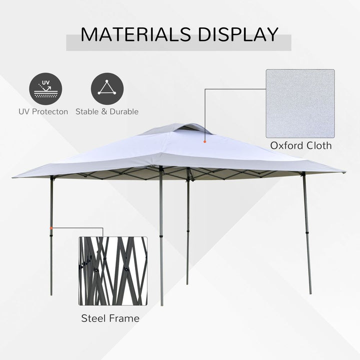 xm Pop-up Gazebo Tent Roller Bag White