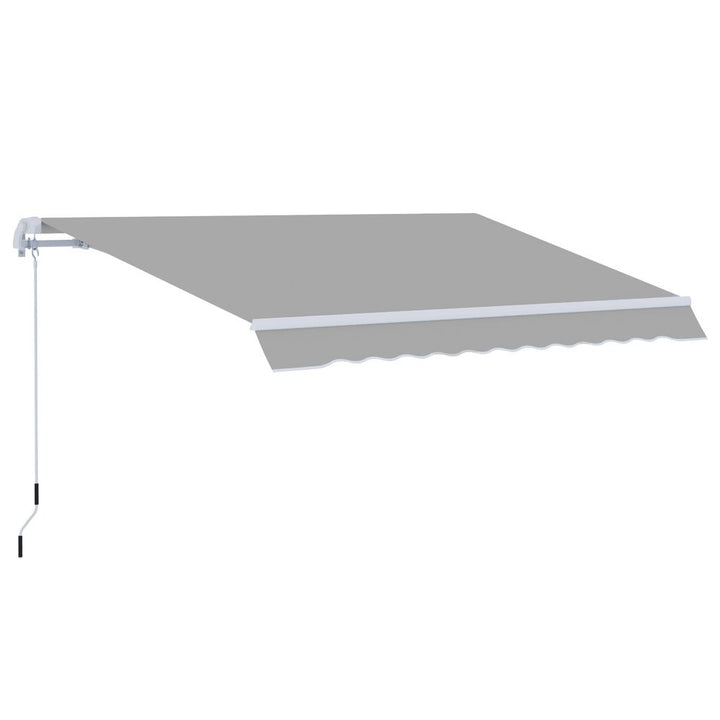 Awning Canopy Garden Outdoor Shelter UV Block Aluminium Crank x